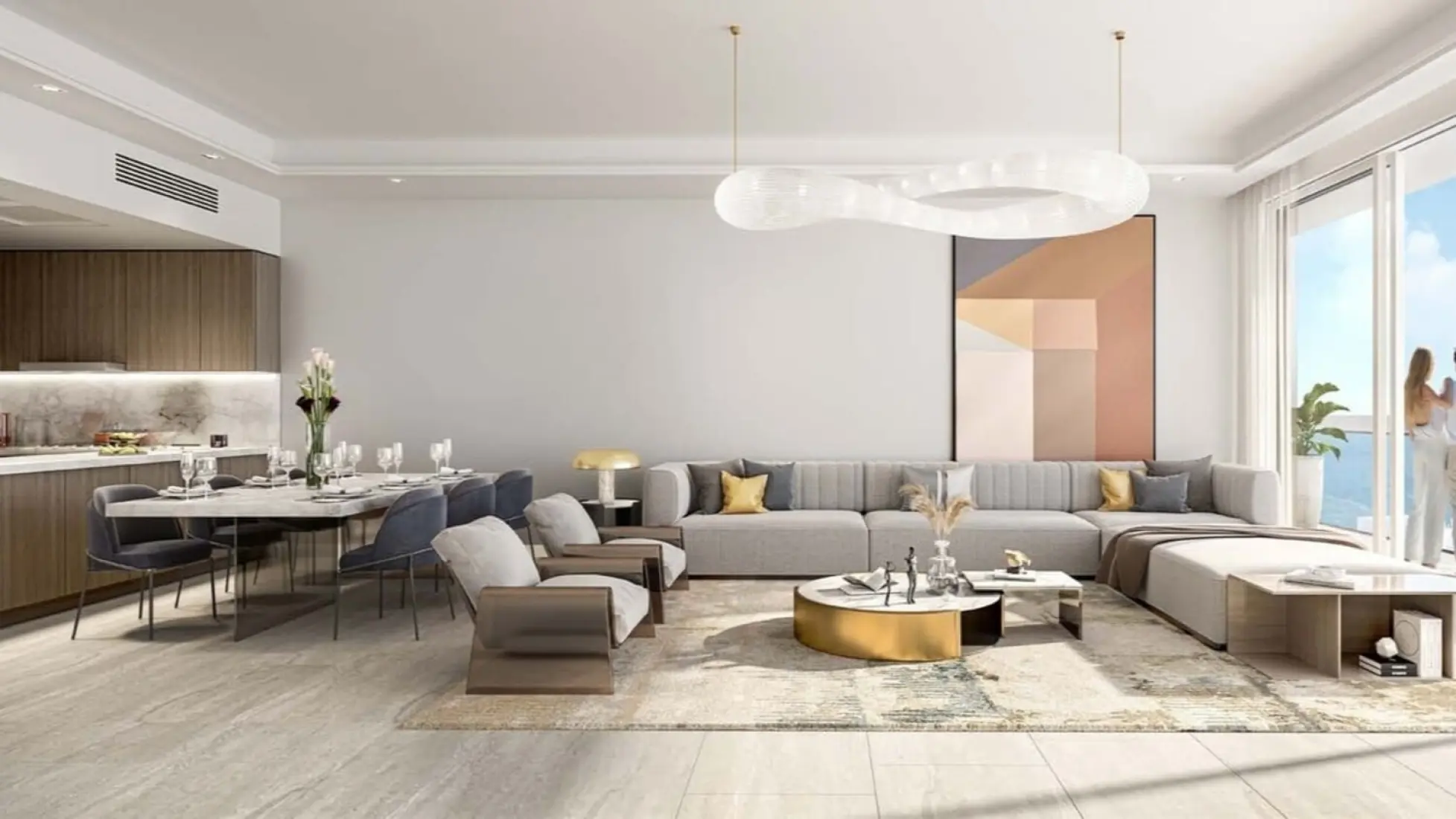Semi-furnished finishing 2