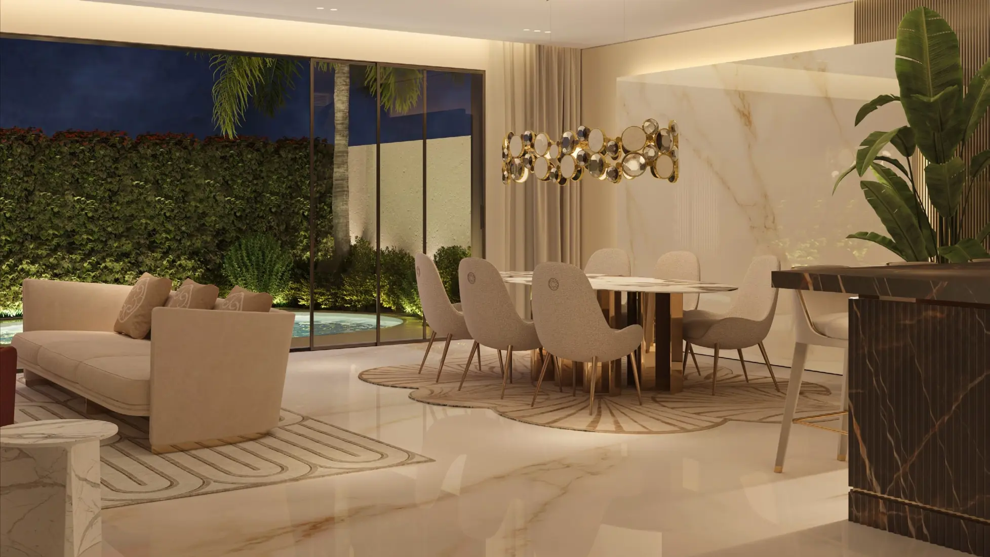 Semi-furnished finishing 4