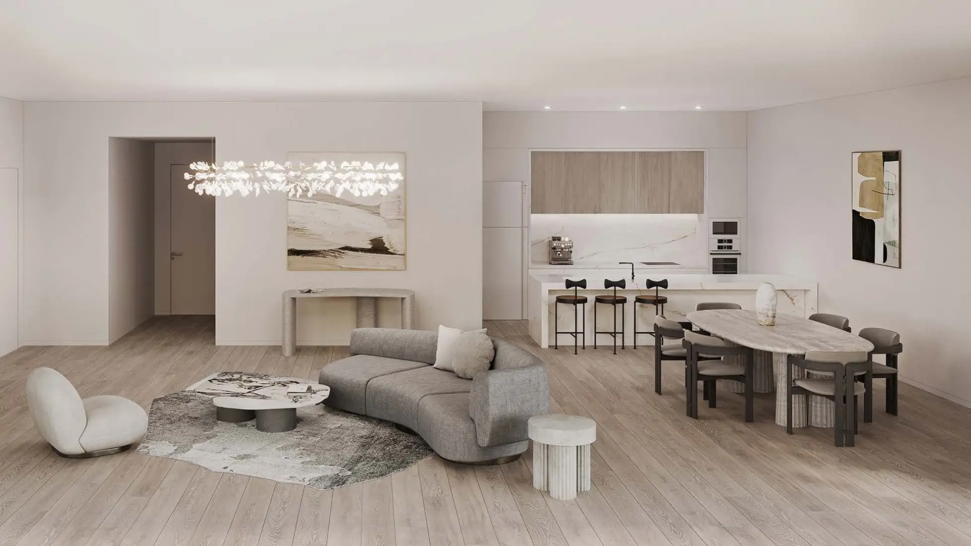 Semi-furnished finishing 3