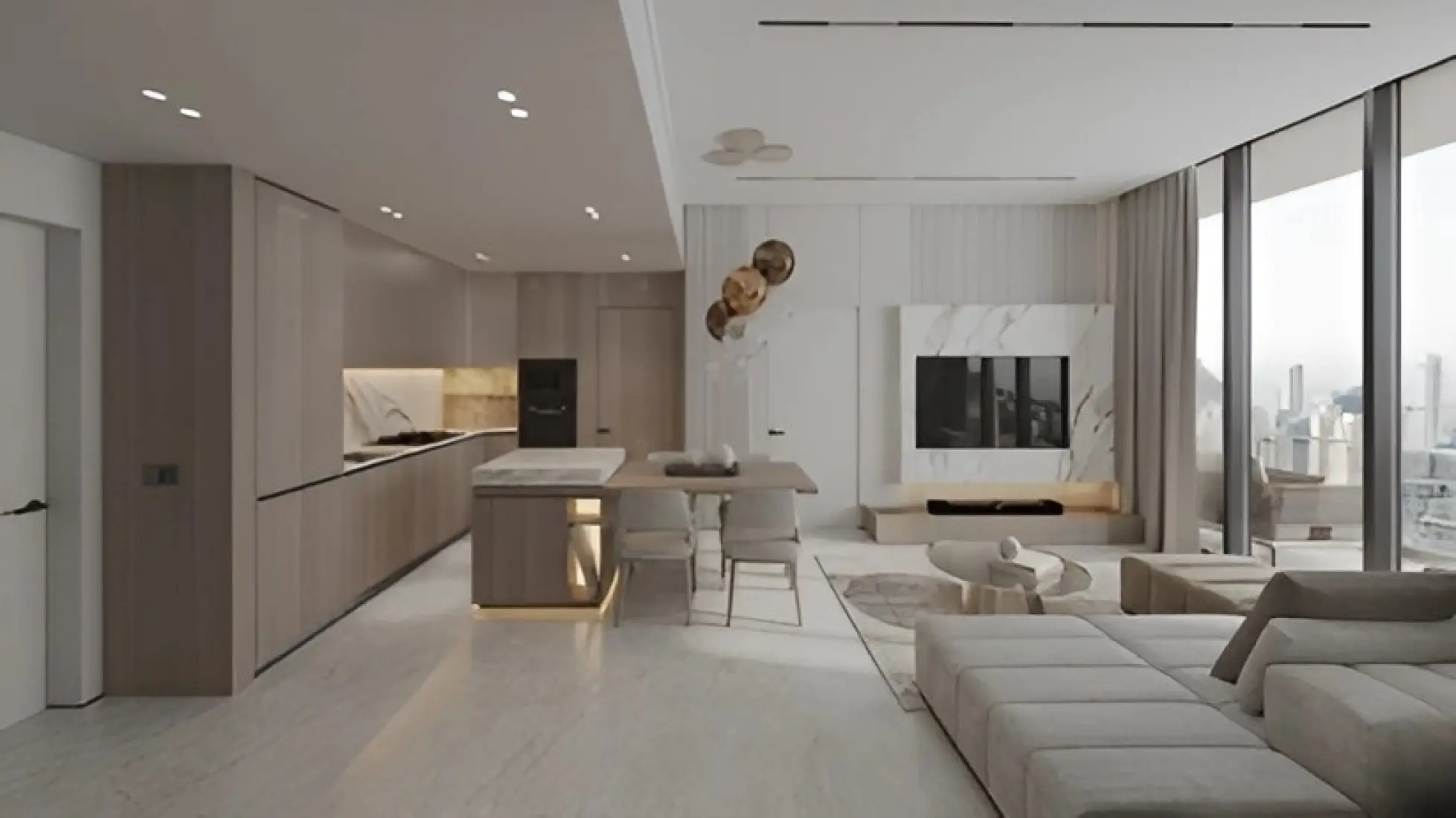 Semi-furnished finishing 2