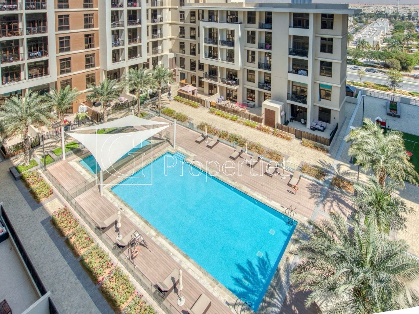 Fully Furnished | Pool Views | High Floor - 17